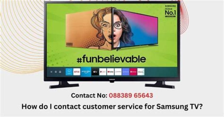 How do I contact customer service for Samsung TV?