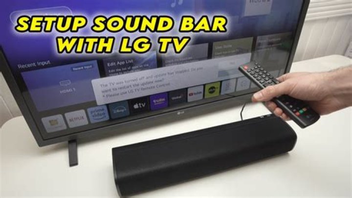 How do I enable sound on my LG TV?