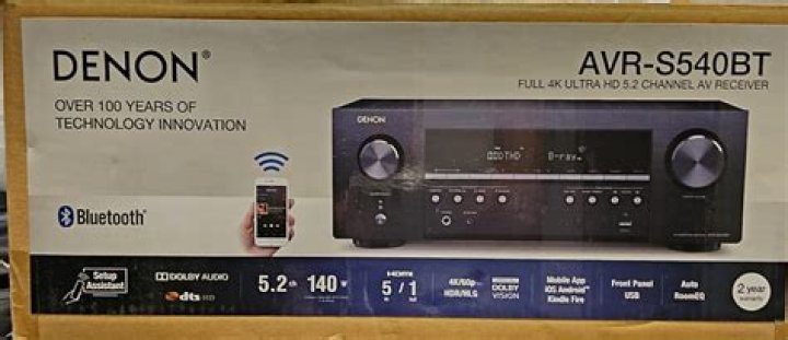 How do I factory reset my Denon AVR s540bt?