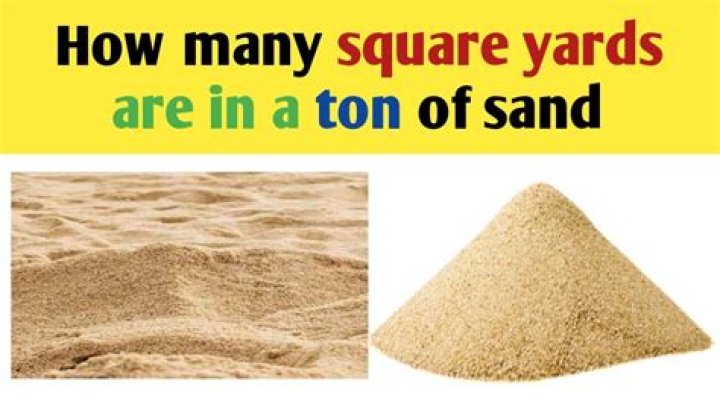 How do I figure out how many yards of sand I need?
