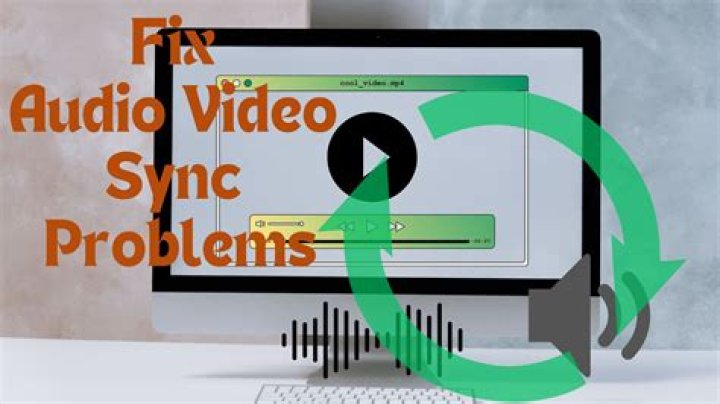 How do I fix audio/video sync issues?