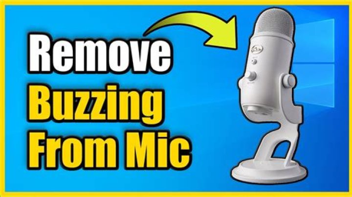 How do I fix my microphone buzzing Windows 10?