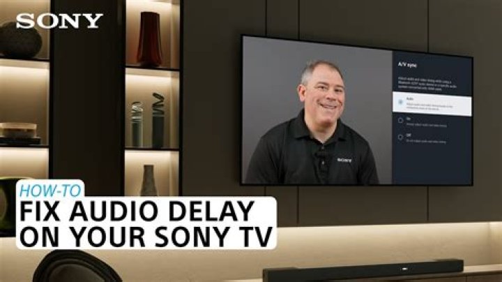 How do I fix the audio delay on my Samsung TV?