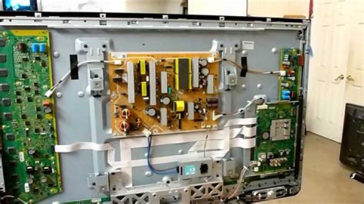 How do I fix the buzzing on my Panasonic plasma TV?