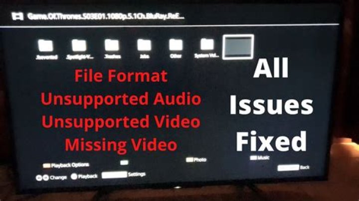 How do I fix unsupported audio on my TV?