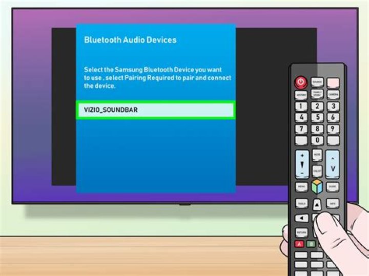 How do I get my Vizio soundbar to lip sync?