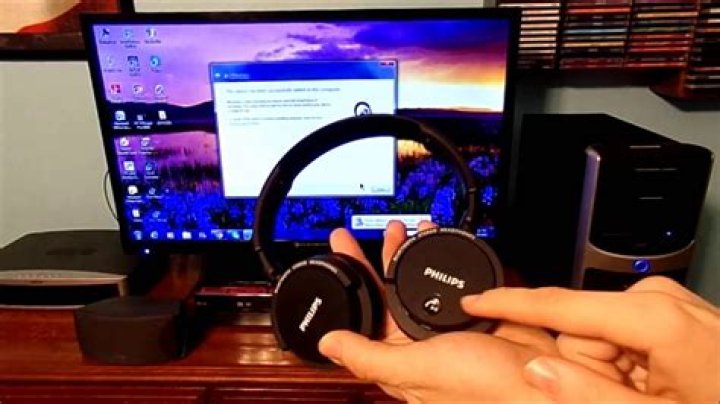 How do I get my wireless headphones to work with my TV?