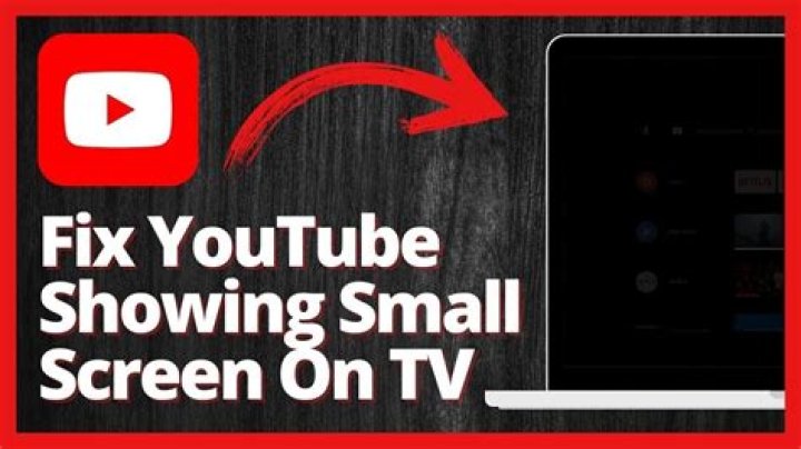How do I get rid of the small screen on my TV?