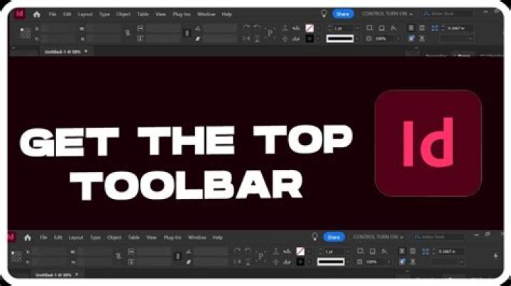 How do I get the toolbar back on the top of my screen?