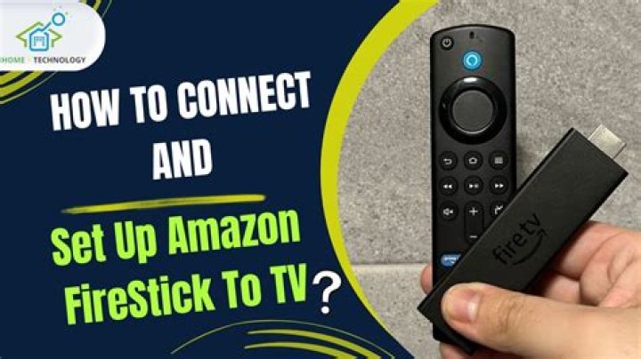 How do I hook up my Amazon Fire stick to my TV?