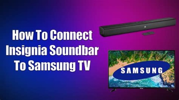 How do I hook up my Insignia soundbar?