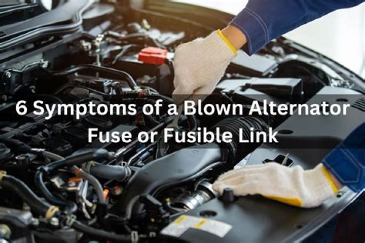 How do I know if my fusible link is blown?