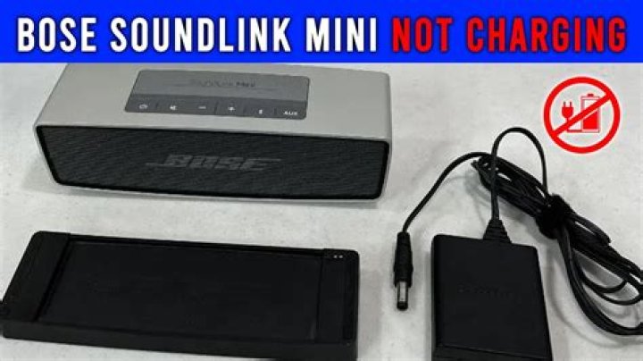 How do I know my Bose mini SoundLink is charging?