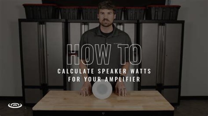 How do I match amp wattage to speakers?