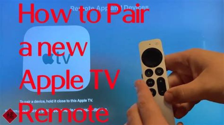 How do I pair Apple Remote with Apple TV?