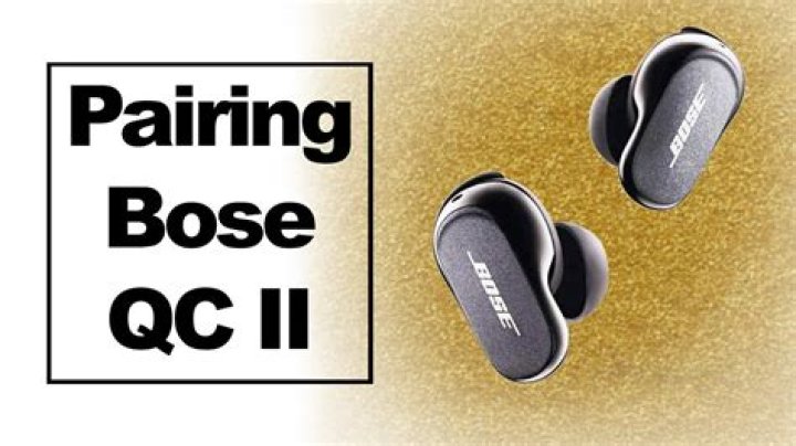 How do I pair my Bose QC II?