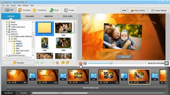 How do I play a slideshow of pictures?