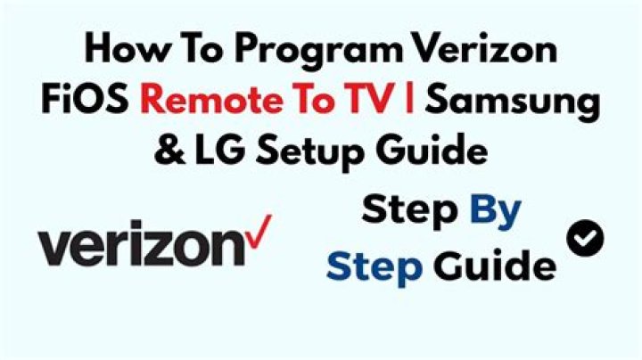 How do I program my FiOS remote to my receiver?