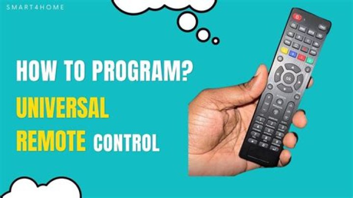 How do I program my universal remote to?