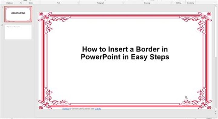 How do I put a border on a page?