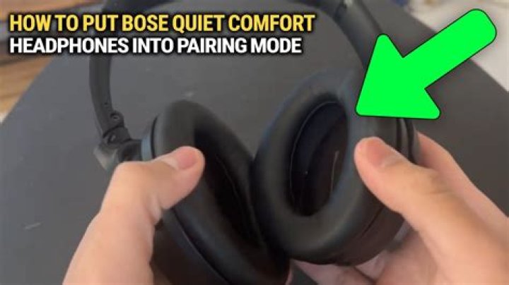 How do I put Bose QuietComfort in pairing mode?