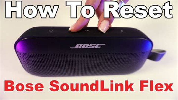 How do I reset my Bose Soundlink 10?