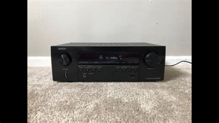 How do I reset my Denon receiver S540BT?