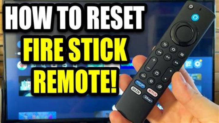 How do I reset my fire stick remote?