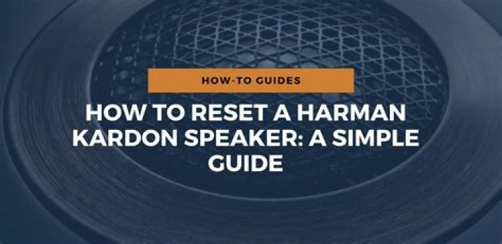 How do I reset my Harman Kardon AVR 1610?
