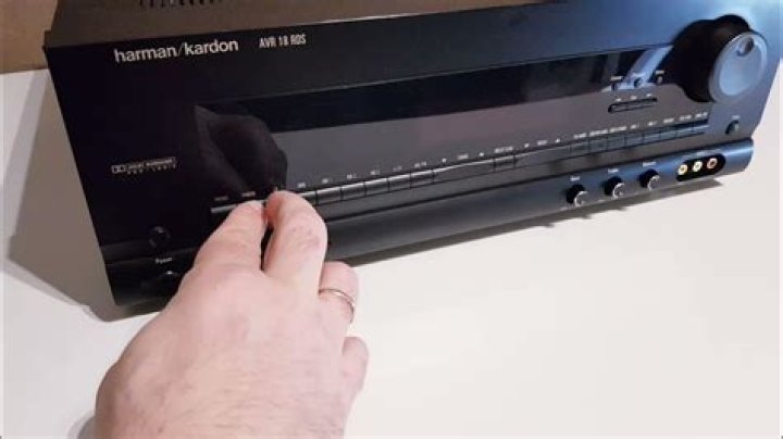 How do I reset my Harman Kardon AVR 3600?