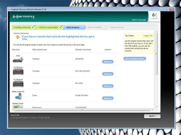 How do I reset my Harmony 1100 remote?