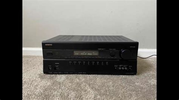 How do I reset my Onkyo receiver sr607?