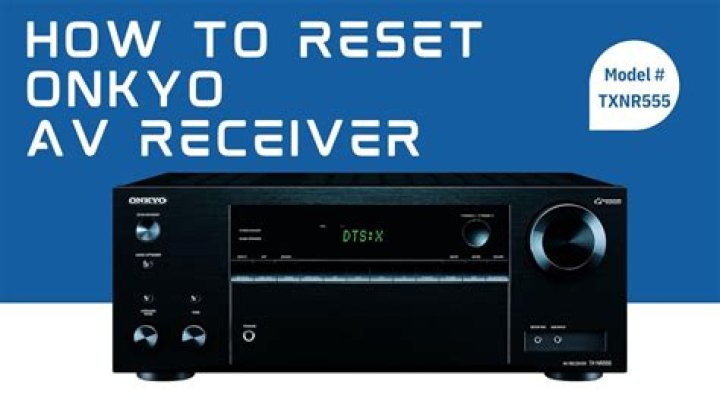 How do I reset my Onkyo RECEIVER standby?