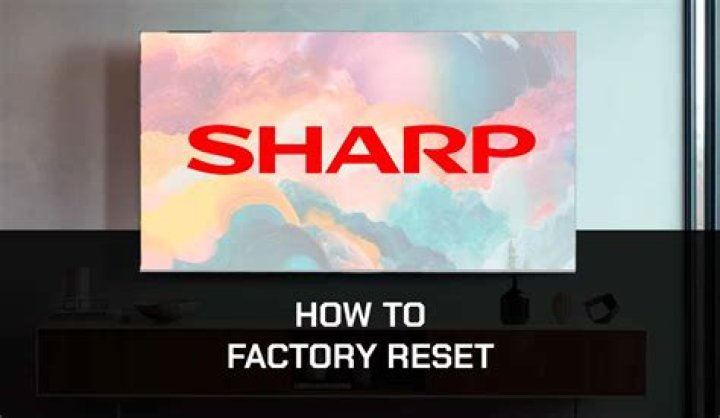 How do I reset my Sharp LC?
