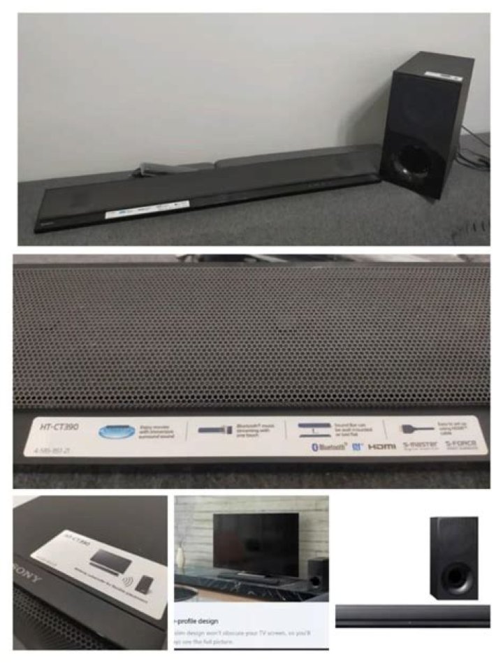 How do I reset my Sony HT CT390 sound bar?