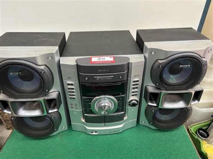 How do I reset my Sony mini hifi component system?