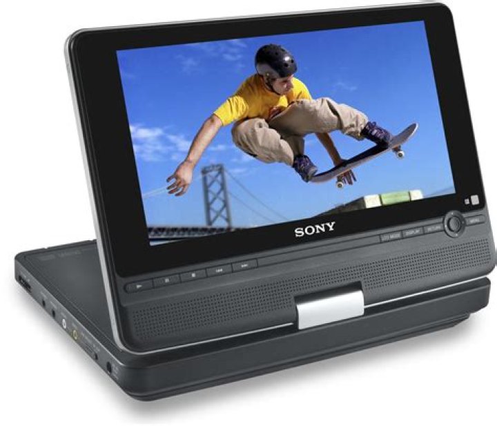 How do I reset my Sony portable DVD player?