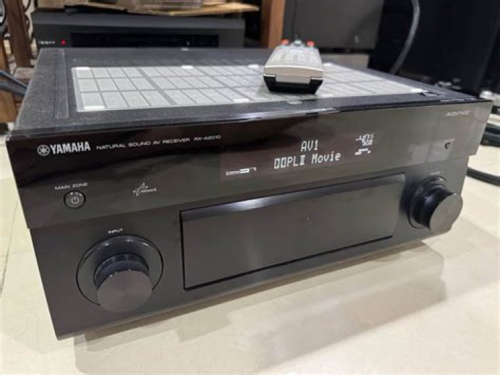 How do I reset my Yamaha RX A2010?