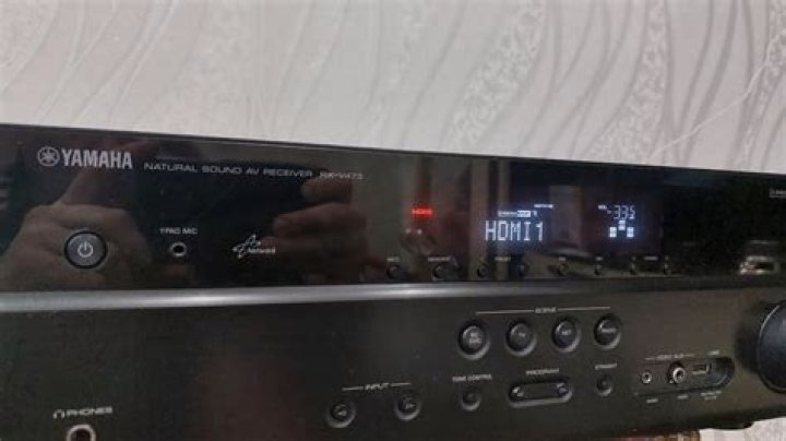 How do I reset my Yamaha RX V473?