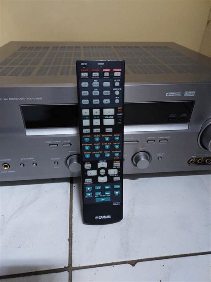How do I reset my Yamaha RX v559?