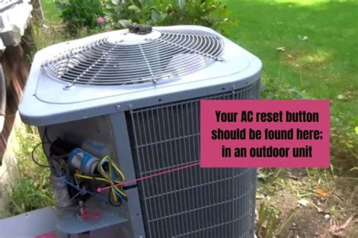 How do I reset the power system on my AC unit?