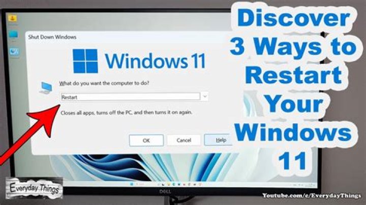 How do I restart a frozen window?