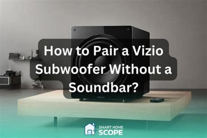 How do I resync my Vizio subwoofer?