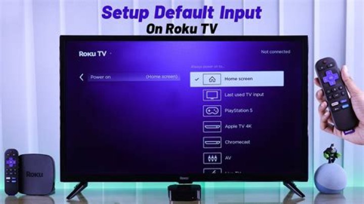 How do I set my Roku to default HDMI?