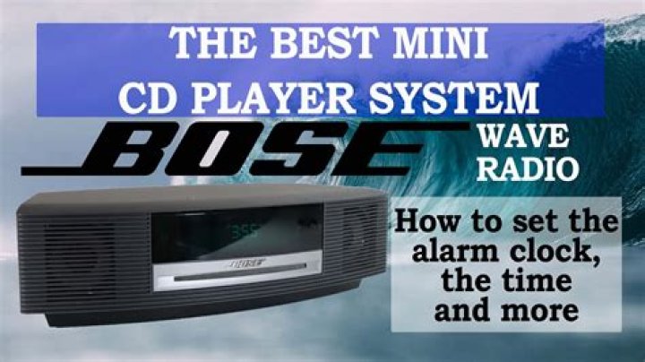 How do I set the alarm on my Bose Wave radio 2?