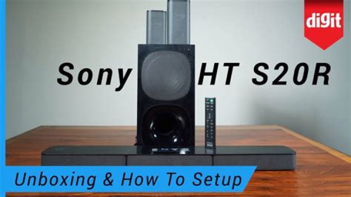 How do I set up FM in Sony home theater?