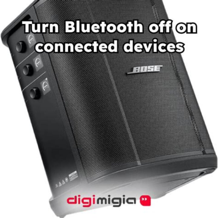How do I stop my Bose speaker from automatically connecting?