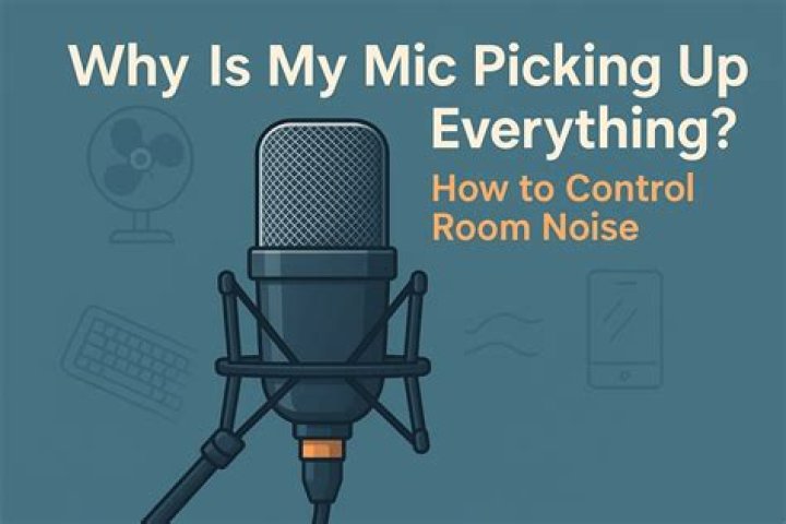 How do I stop my mic from picking up background noise?