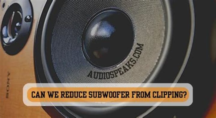 How do I stop my subwoofer from popping?