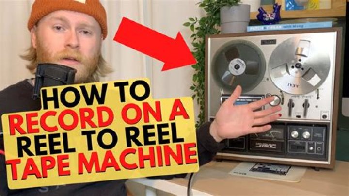 How do I transfer a reel to reel tape to a CD?